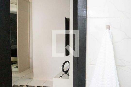 Banheiro da Suíte de casa para alugar com 2 quartos, 120m² em Eldorado, Diadema