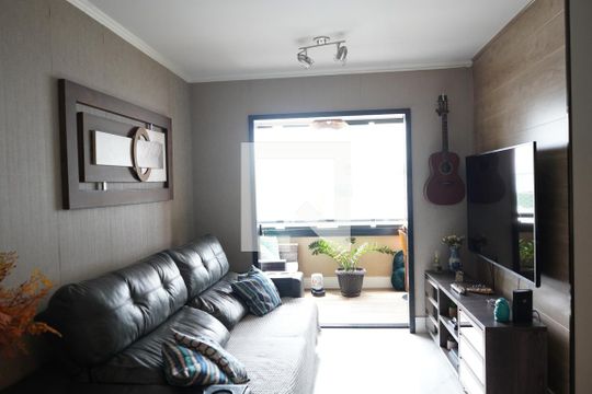 Sala de apartamento à venda com 3 quartos, 82m² em Vila Regente Feijó, São Paulo