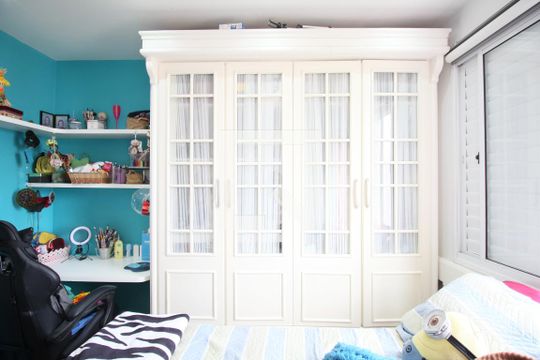 Suíte 1 de apartamento à venda com 3 quartos, 145m² em Vila Sonia, São Paulo