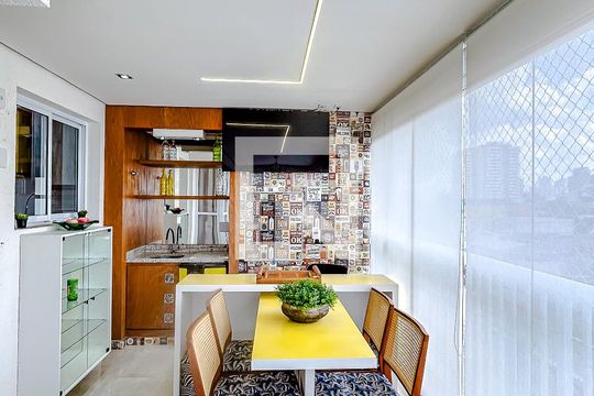 Varanda gourmet de apartamento à venda com 3 quartos, 107m² em Tatuapé, São Paulo