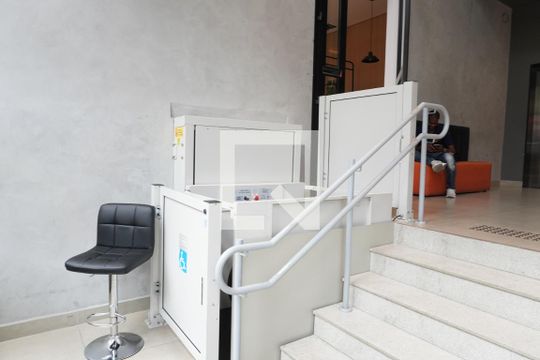 Acesso para Cadeirante de kitnet/studio para alugar com 1 quarto, 23m² em Centro Histórico de São Paulo, São Paulo