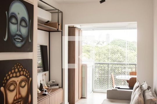 Sala de apartamento à venda com 2 quartos, 52m² em Vila Clementino, São Paulo