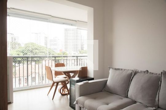 Sala de apartamento à venda com 2 quartos, 52m² em Vila Clementino, São Paulo