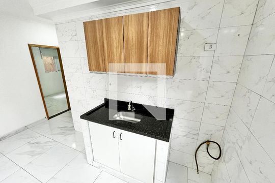 Sala/Cozinha de apartamento à venda com 2 quartos, 43m² em Vila Maria Luisa, São Paulo