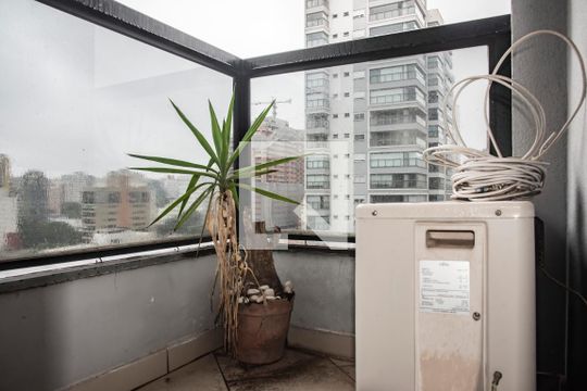 Varanda da Suíte 2 de apartamento à venda com 3 quartos, 127m² em Vila Clementino, São Paulo