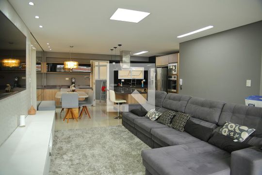 Sala  de apartamento à venda com 3 quartos, 135m² em Baeta Neves, São Bernardo do Campo