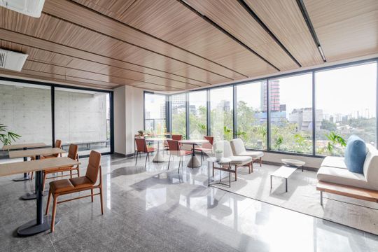 Área comum - Coworking de apartamento para alugar com 1 quarto, 45m² em Pinheiros, São Paulo