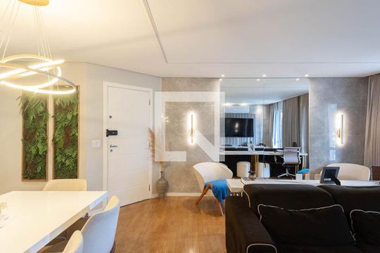 Sala  de apartamento à venda com 3 quartos, 116m² em Vila Maria Alta, São Paulo