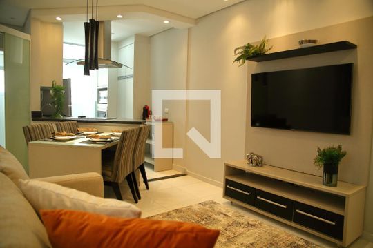 Sala de apartamento à venda com 2 quartos, 56m² em Centro, São Bernardo do Campo