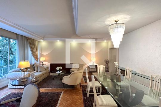 Sala de apartamento para alugar com 4 quartos, 220m² em Copacabana, Rio de Janeiro