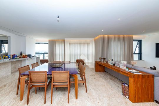 Sala de apartamento à venda com 4 quartos, 194m² em Vila da Serra, Nova Lima