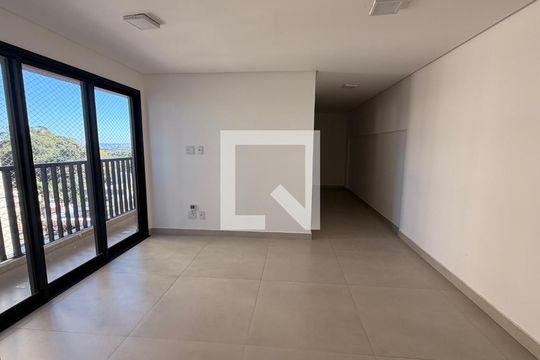 Sala - Cozinha de apartamento para alugar com 1 quarto, 49m² em Parque Amazonia, Goiânia