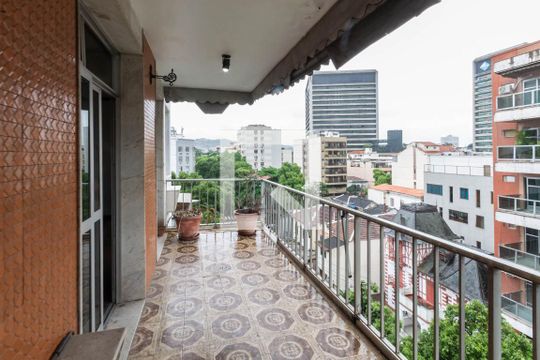 Varanda da Sala de apartamento para alugar com 3 quartos, 133m² em Maracanã, Rio de Janeiro