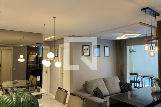 Sala 1 de apartamento à venda com 2 quartos, 56m² em Jardim Norma, São Paulo