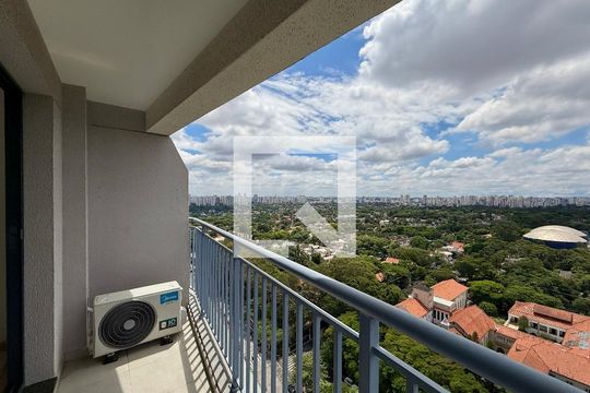 Sacada  de kitnet/studio à venda com 0 quarto, 27m² em Santo Amaro, São Paulo