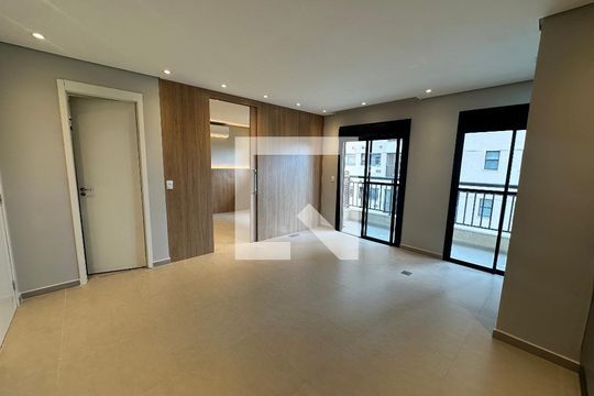 Sala/Cozinha de apartamento à venda com 1 quarto, 40m² em Empresarial 18 do Forte, Barueri