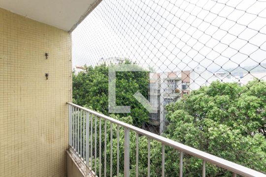 Varanda da Sala de apartamento à venda com 1 quarto, 51m² em Grajaú, Rio de Janeiro