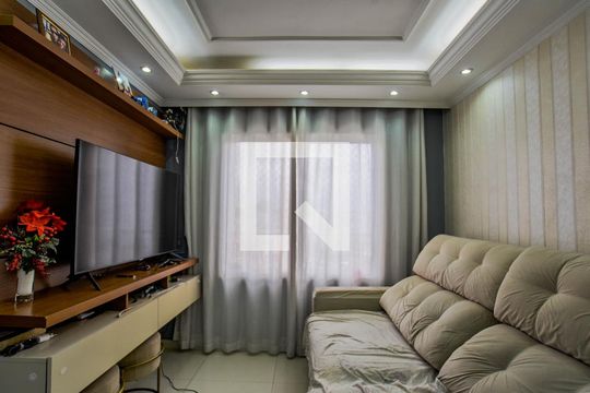 Sala de apartamento à venda com 2 quartos, 55m² em Parque Erasmo Assunção, Santo André