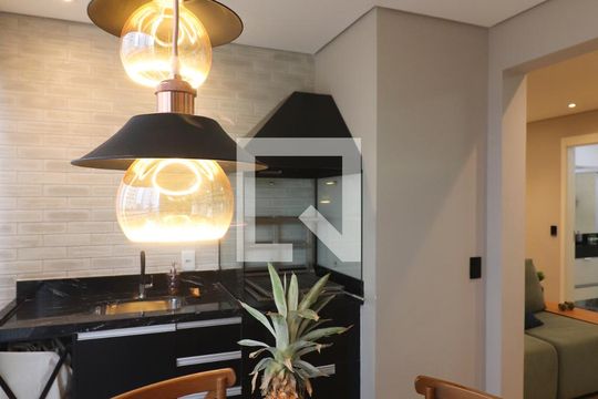 Varanda gourmet de apartamento à venda com 2 quartos, 74m² em Jardim Paramount, São Bernardo do Campo