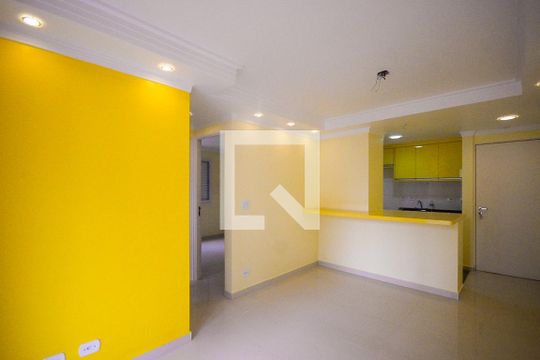 Sala  de apartamento à venda com 2 quartos, 46m² em Taboão, São Paulo