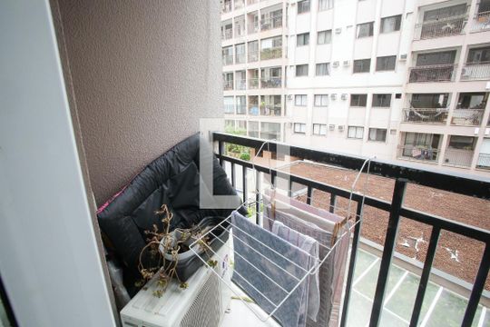 Varanda da Sala de apartamento à venda com 1 quarto, 45m² em Taquara, Rio de Janeiro