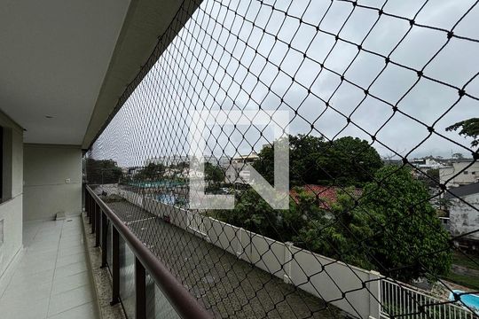 Varanda de apartamento à venda com 3 quartos, 78m² em Recreio dos Bandeirantes, Rio de Janeiro