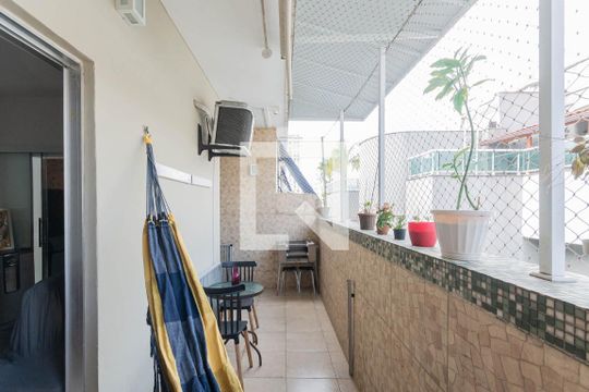 Varanda da Sala de apartamento à venda com 2 quartos, 70m² em Vila Isabel, Rio de Janeiro