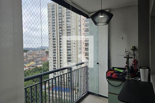 Varanda da Sala de apartamento à venda com 3 quartos, 75m² em Picanço, Guarulhos