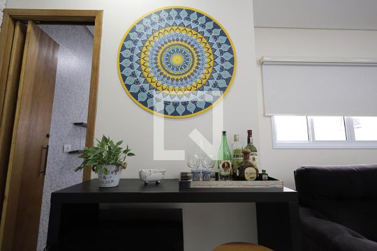Sala de apartamento à venda com 2 quartos, 104m² em Vila Camilópolis, Santo André