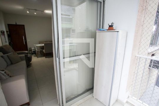 Varanda da Sala de apartamento à venda com 2 quartos, 60m² em Taquara, Rio de Janeiro