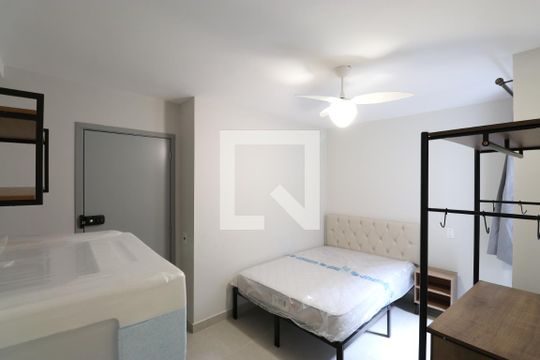 Sala/Quarto/Cozinha de kitnet/studio para alugar com 1 quarto, 22m² em Barra Funda, São Paulo