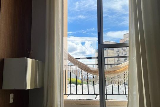 Sala de apartamento para alugar com 2 quartos, 44m² em Loteamento City Jaragua, São Paulo