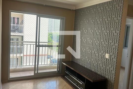 Sala de apartamento à venda com 2 quartos, 45m² em Vila Homero Thon, Santo André