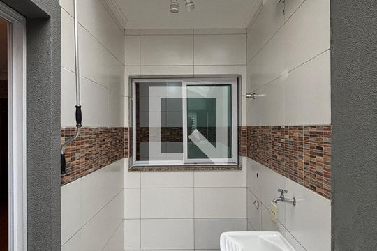 Área de Serviço de apartamento à venda com 2 quartos, 70m² em Paraíso, Santo André