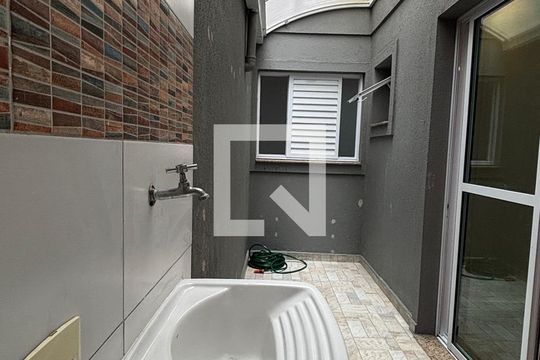 Área de Serviço de apartamento à venda com 2 quartos, 70m² em Paraíso, Santo André