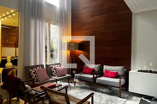 Sala de casa de condomínio à venda com 4 quartos, 329m² em Jardim Cordeiro, São Paulo