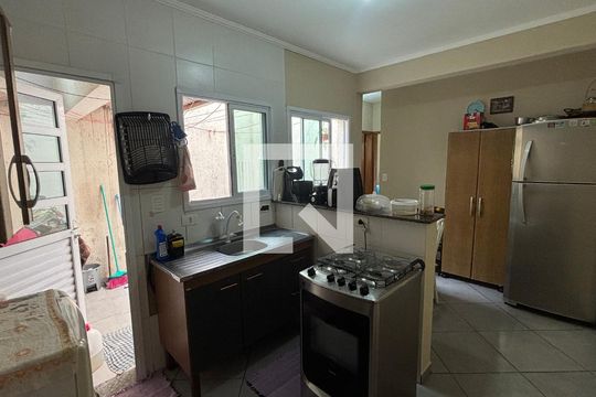 Cozinha de apartamento à venda com 2 quartos, 40m² em Vila Junqueira, Santo André