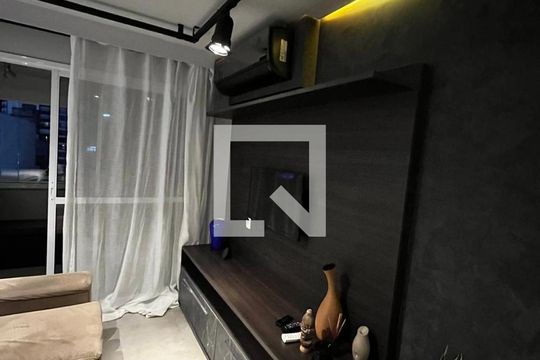 Sala de apartamento para alugar com 1 quarto, 40m² em Bela Vista, São Paulo