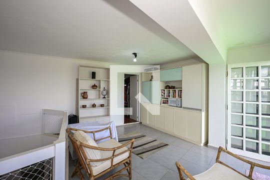 Sala da Cobertura de apartamento à venda com 3 quartos, 177m² em Vila Andrade, São Paulo