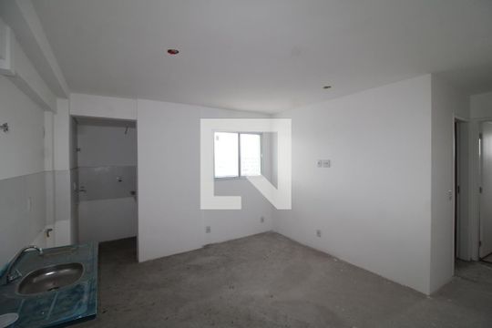 Sala / Cozinha de apartamento à venda com 1 quarto, 40m² em Piqueri, São Paulo