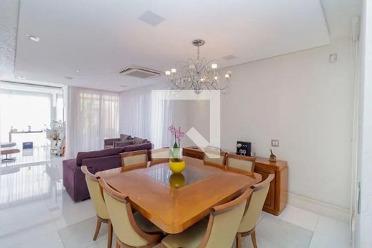 Sala de jantar de casa à venda com 3 quartos, 397m² em Chácara Mafalda, São Paulo