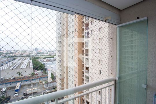 Varanda da Sala de apartamento à venda com 3 quartos, 63m² em Piraporinha, Diadema