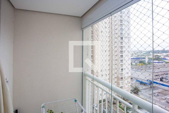 Varanda da Sala de apartamento à venda com 3 quartos, 63m² em Piraporinha, Diadema