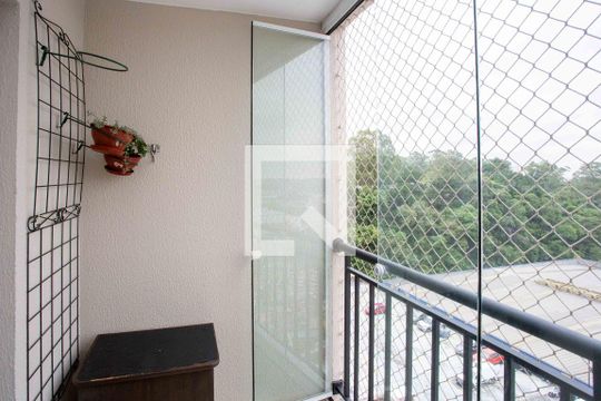 Varanda da Sala de apartamento à venda com 2 quartos, 67m² em Conceição, Diadema