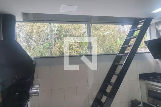 Cozinha de casa de condomínio para alugar com 3 quartos, 115m² em Jardim Petropolis, Cotia