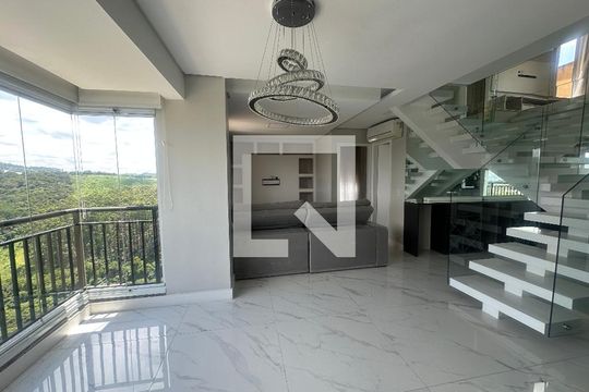 Sala de apartamento para alugar com 3 quartos, 128m² em Melville Empresarial Ii, Barueri