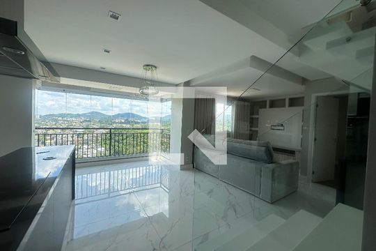 Sala de apartamento para alugar com 3 quartos, 128m² em Melville Empresarial Ii, Barueri