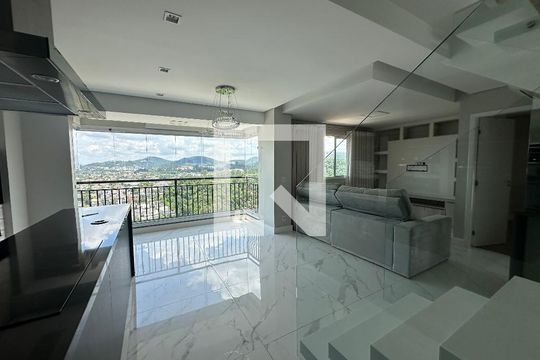 Sala de apartamento para alugar com 3 quartos, 128m² em Melville Empresarial Ii, Barueri