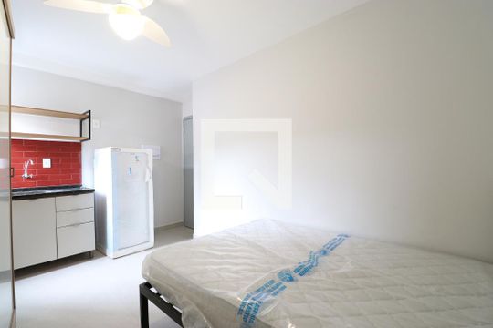 Sala/Quarto/Cozinha de kitnet/studio para alugar com 1 quarto, 26m² em Barra Funda, São Paulo