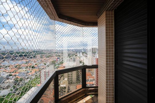 Varanda da suíte 1 de apartamento para alugar com 4 quartos, 196m² em Rudge Ramos, São Bernardo do Campo